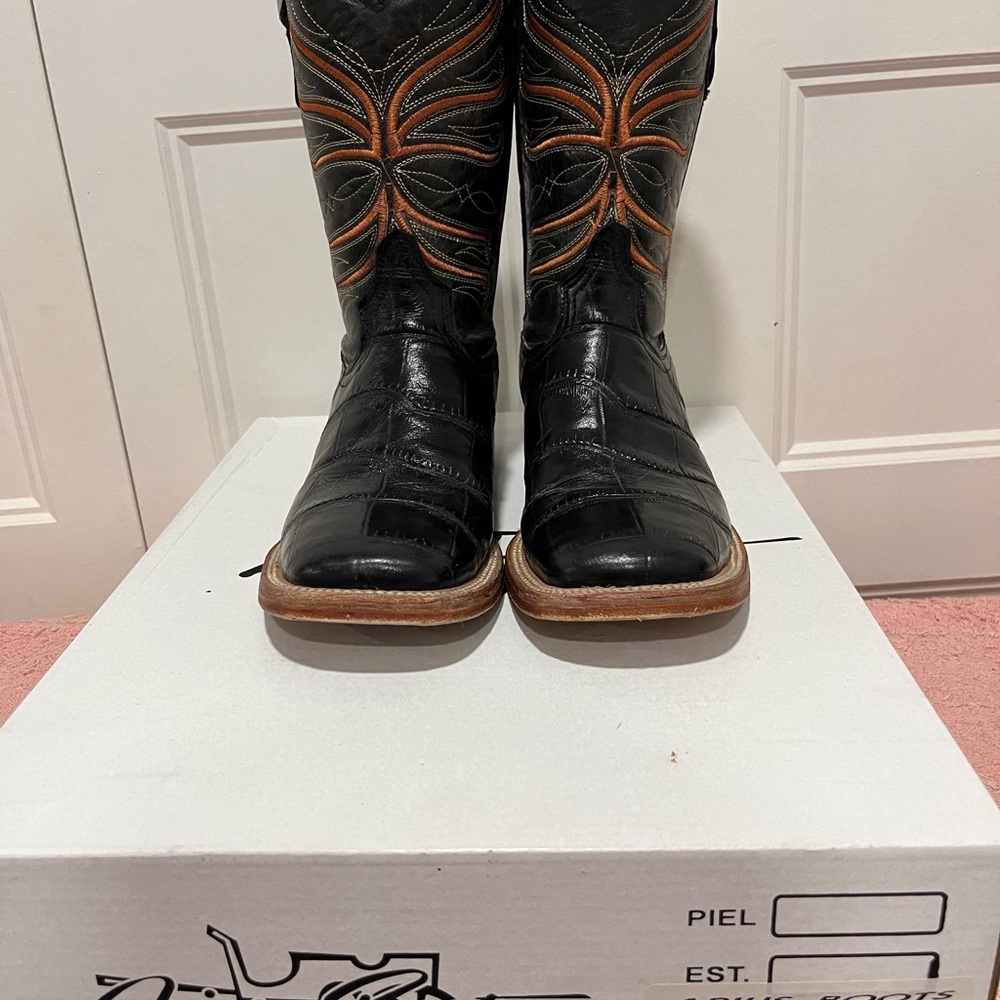 Coco Belly Black Cowboy Boots